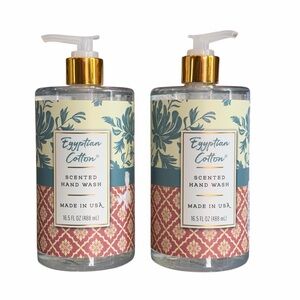 X 2 COMMONWEALTH SOAP CST EGYPTIAN COTTON w/ALOE Dye Free Hand Wash 16.5 oz